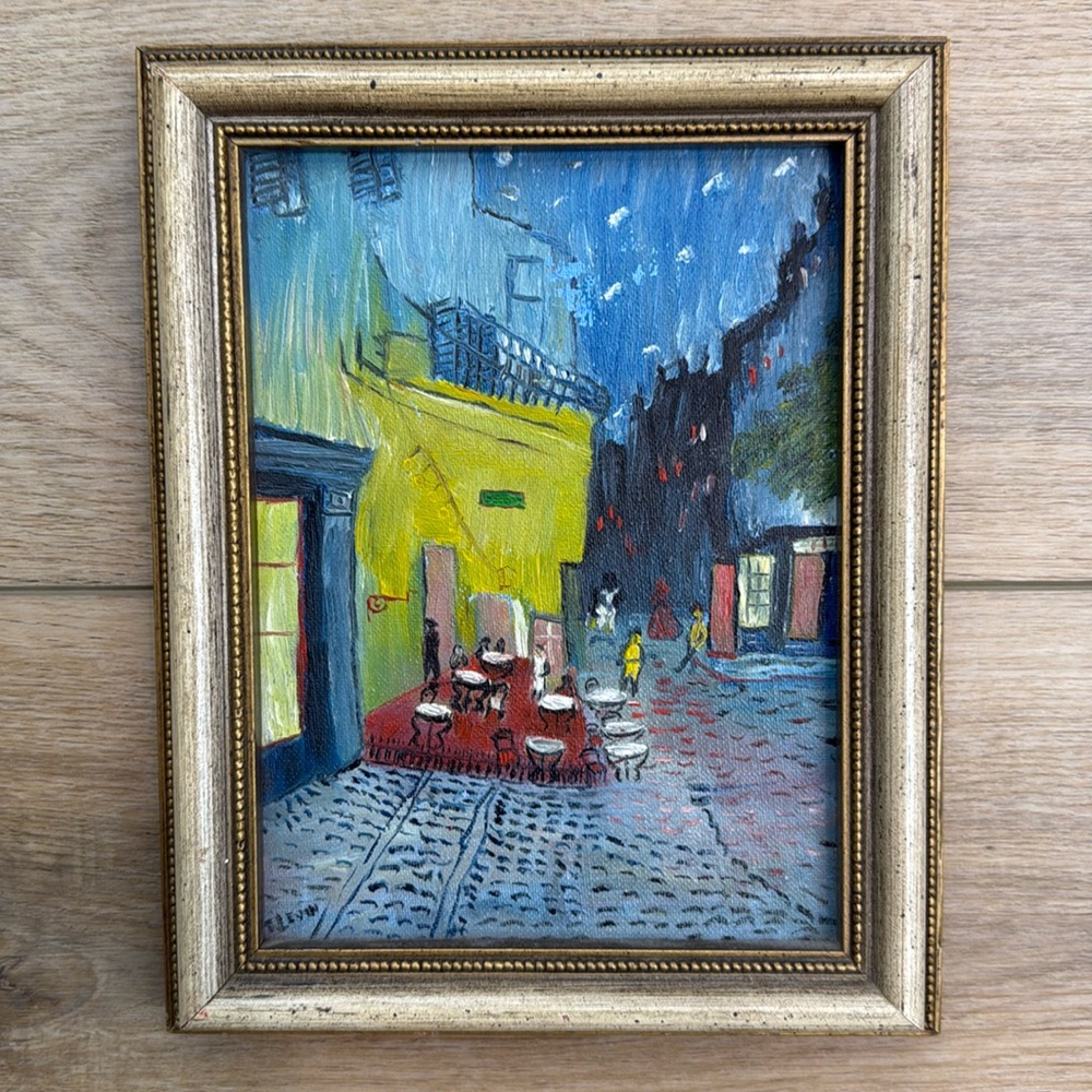 Sm Copy of Cafe Terrace on Place Du Forum Van Gogh Painting
